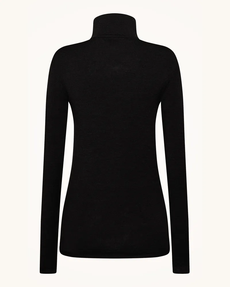 Wolford Pullover THE MERINO TOP LONG SLEEVES Schwarz
