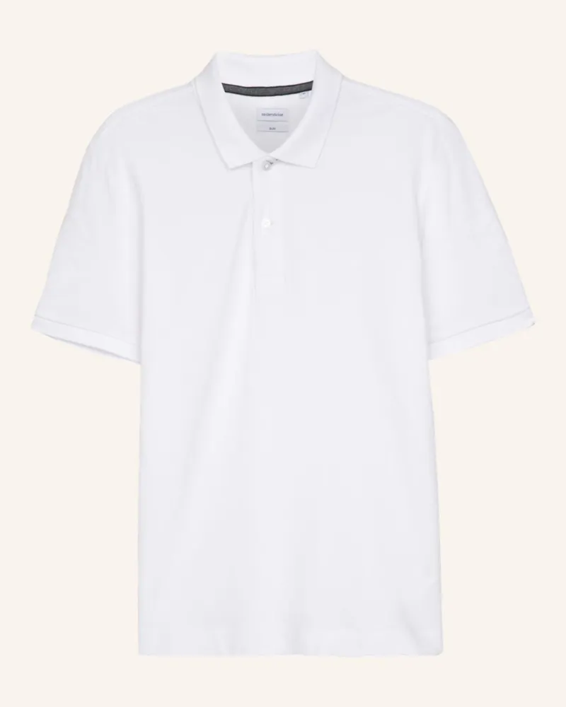 Seidensticker Polo-Shirt, Polo Slim Fit Weiss