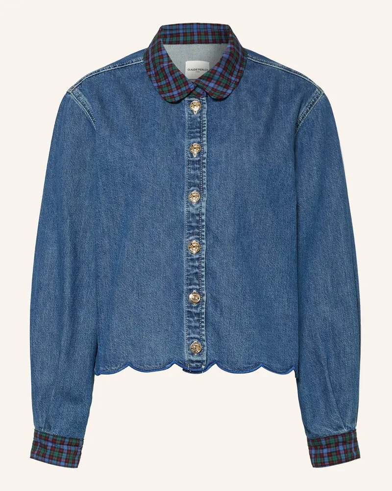 Claudie Pierlot Jeansbluse blau Blau