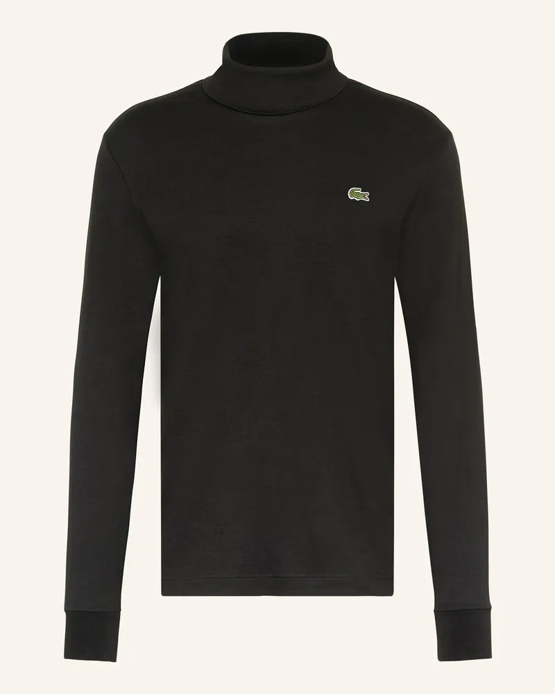 Lacoste Rollkragenshirt Schwarz