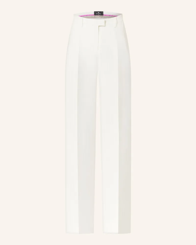 Etro Hose weiss Creme