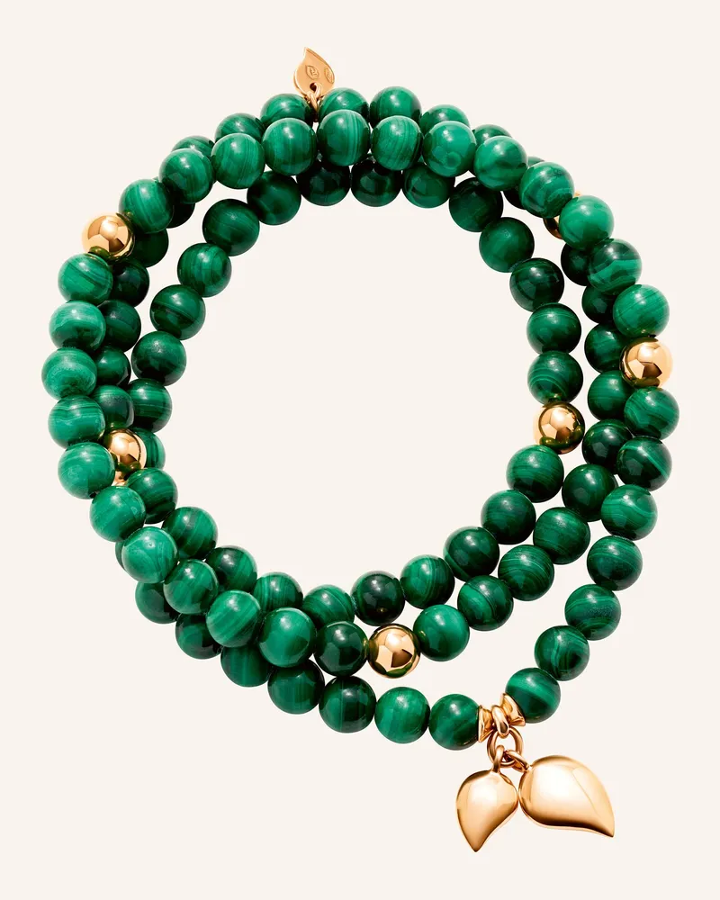 TAMARA COMOLLI Armband BRACELET INDIA MALACHITE 18K Roségold Roségold