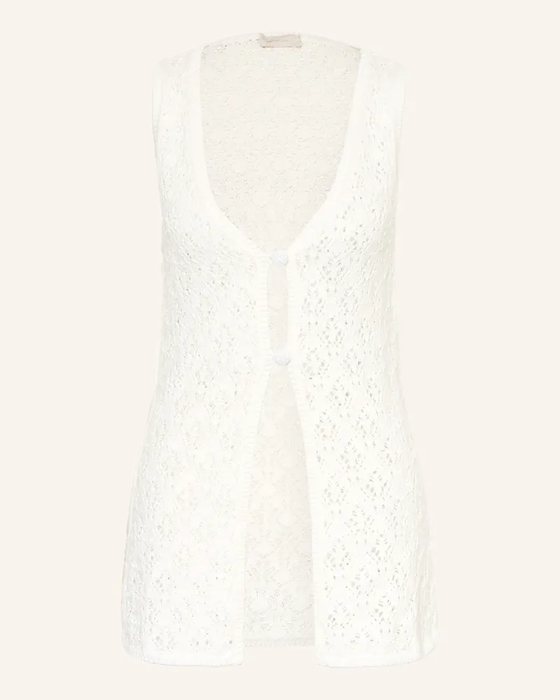 Faithfull The Brand Strickweste FIO Ecru