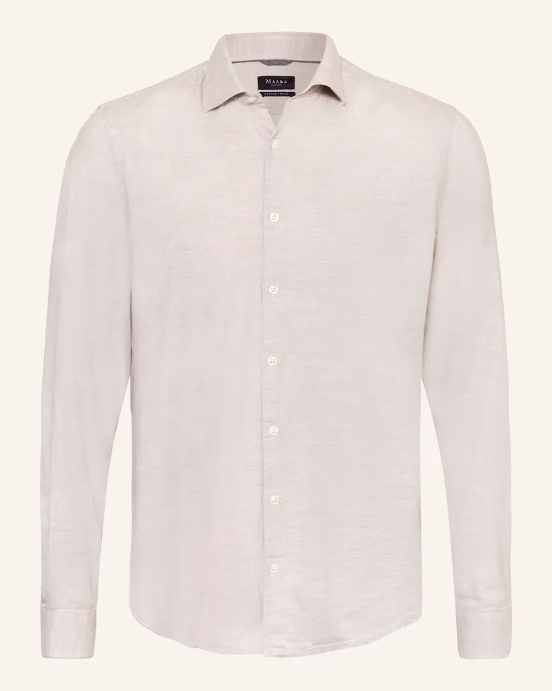 Maerz Hemd Comfort Fit beige Creme