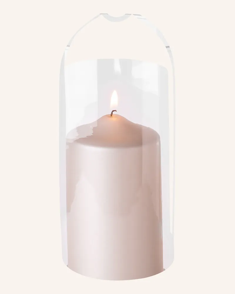 Fink Windlicht Mit Glas Lonida silber Silber