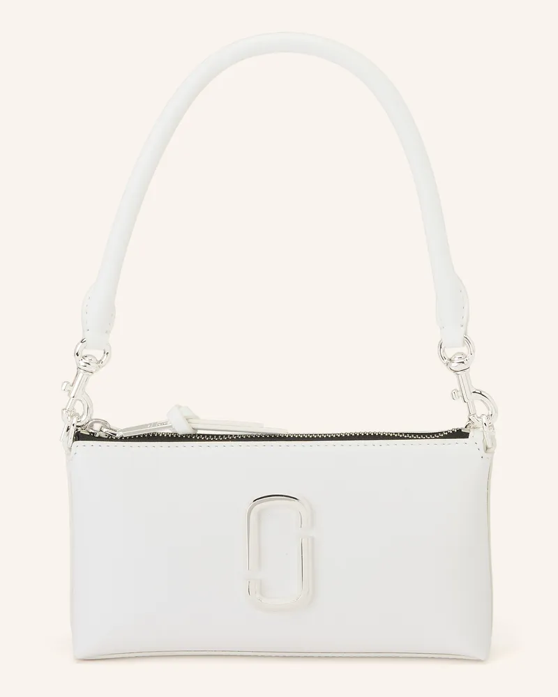 Marc Jacobs Saffiano-Schultertasche THE SNAPSHOT DTM Weiss