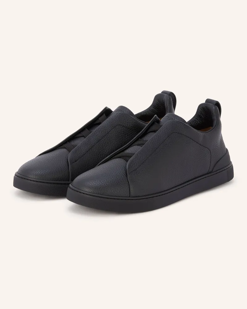Ermenegildo Zegna Sneaker schwarz Schwarz