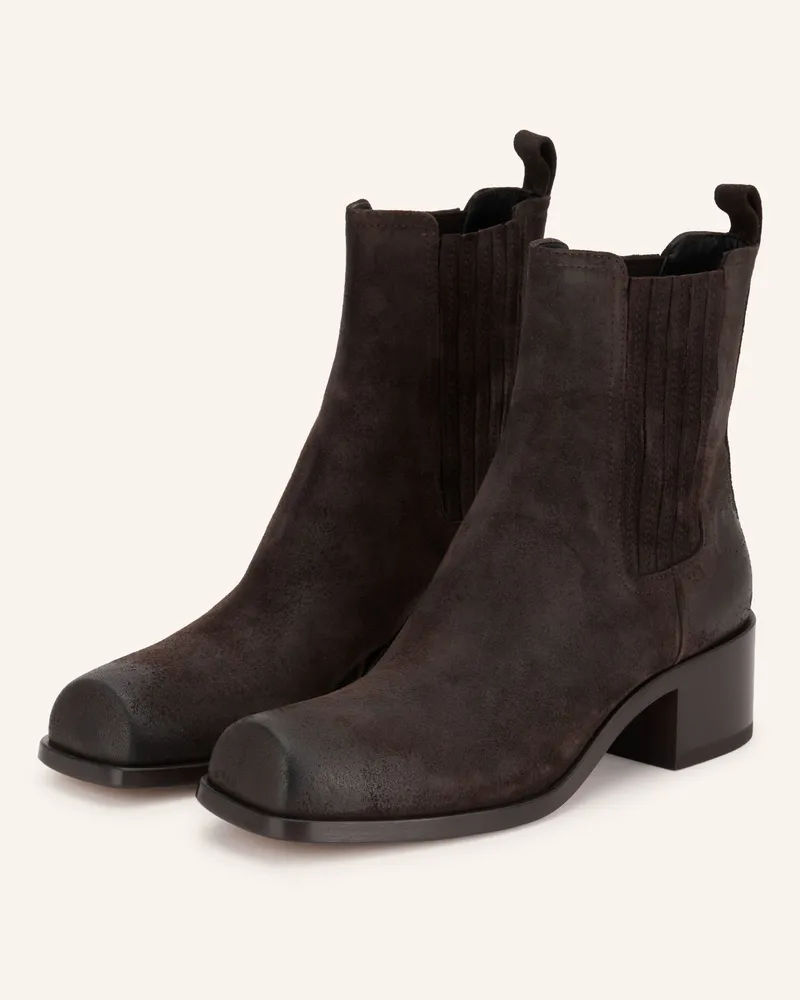 Attilio Giusti Leombruni Chelsea-Boots Selvaggia Beat braun Taupe