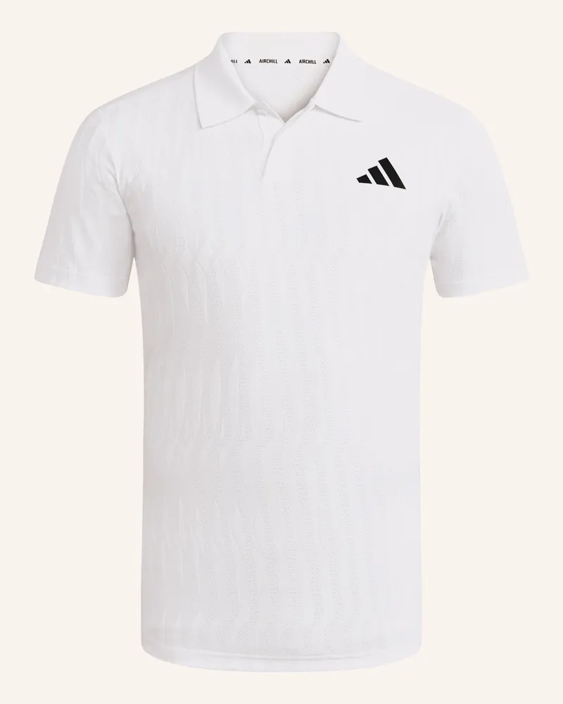 adidas Funktions-Poloshirt Freelift weiss Weiss