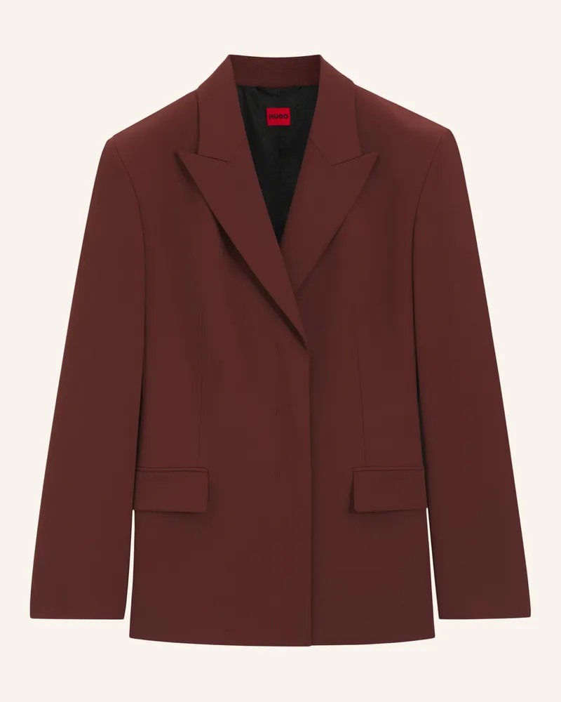 HUGO BOSS Blazer Aniko Relaxed Fit braun Braun
