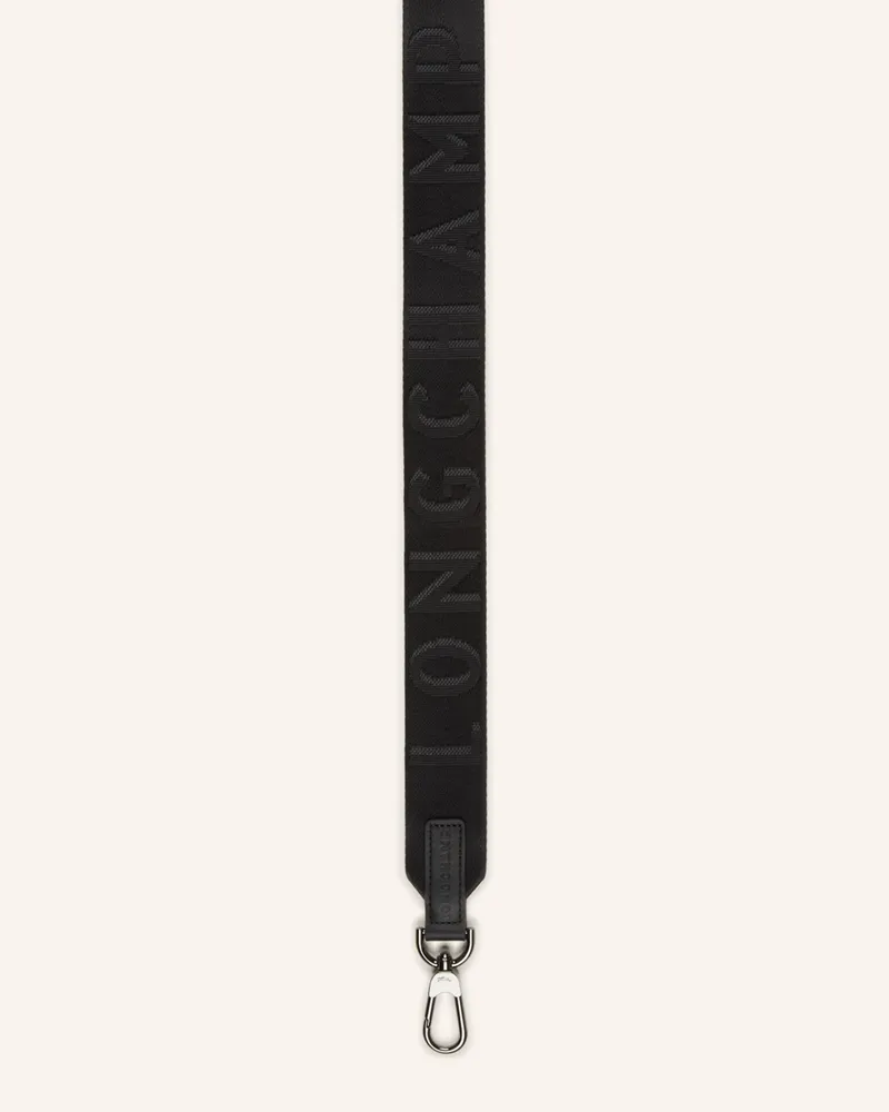 Longchamp Schulterriemen schwarz Schwarz
