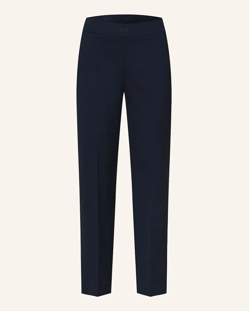 SEM PER LEI Bootcut-Hose aus Jersey Blau