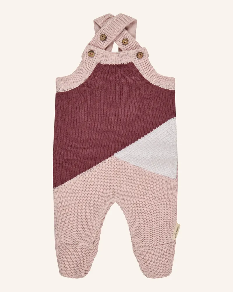 Sterntaler Strickstrampelhose Colorblock pink Rosa
