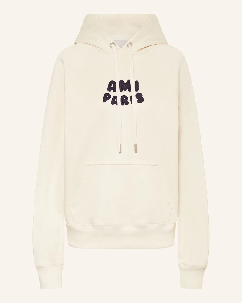 AMI Paris Hoodie Creme