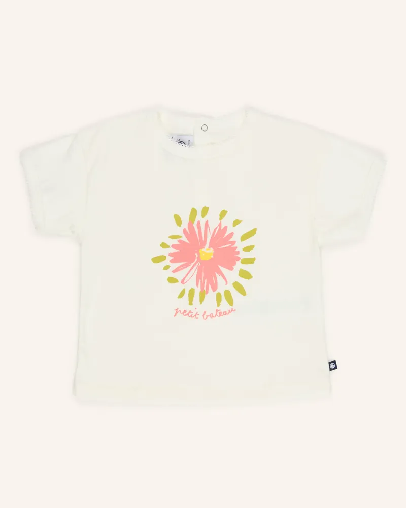 Petit Bateau T-Shirt weiss Ecru