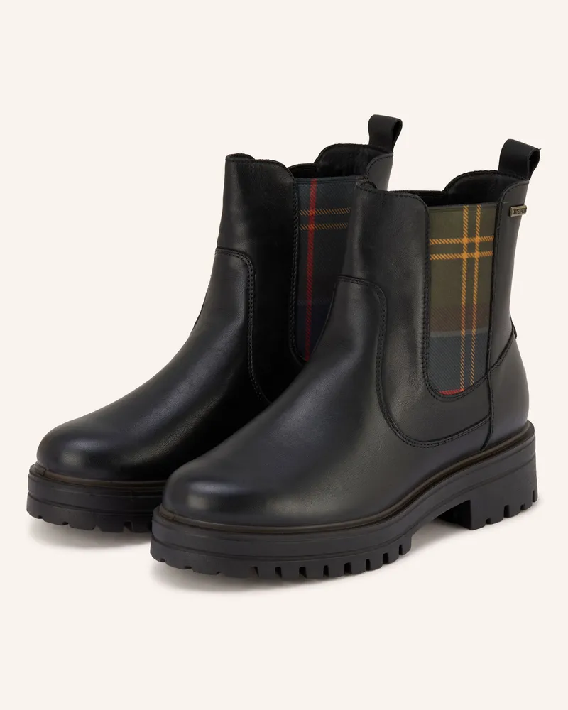 Barbour Chelsea-Boots Amberley schwarz Schwarz