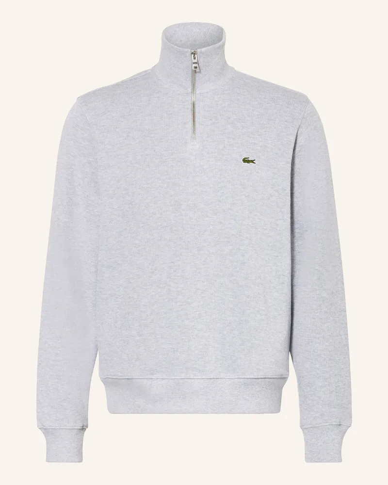 Lacoste Sweat-Troyer grau Hellgrau