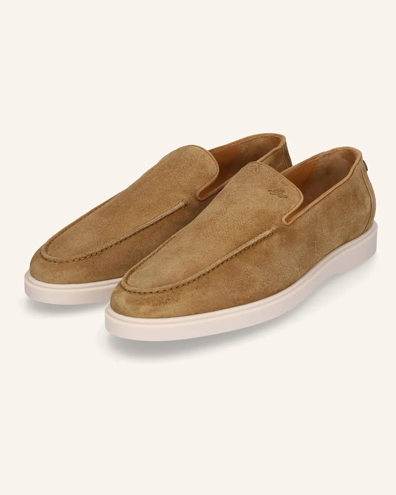 Heinrich Dinkelacker Loafer Genua Plain Loafer V braun Hellbraun