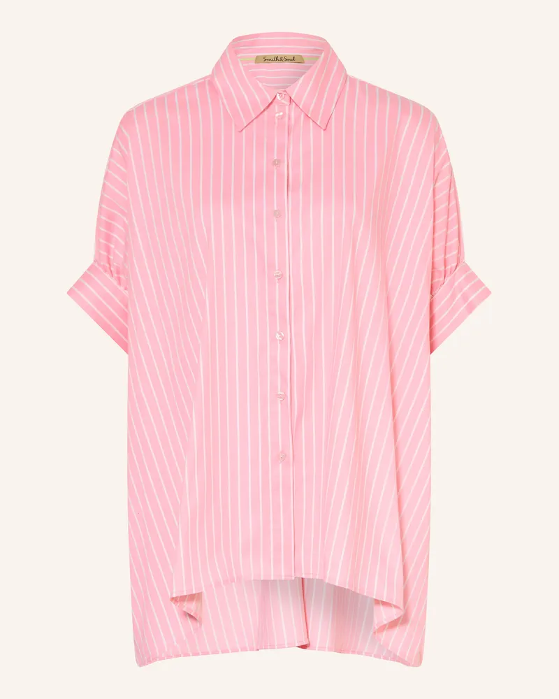 Smith & Soul Oversized-Hemdbluse Rosa