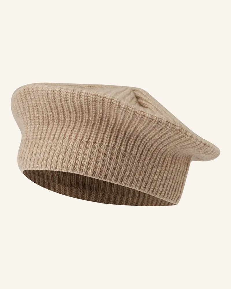 S. Marlon Strickmütze aus Cashmere Beige