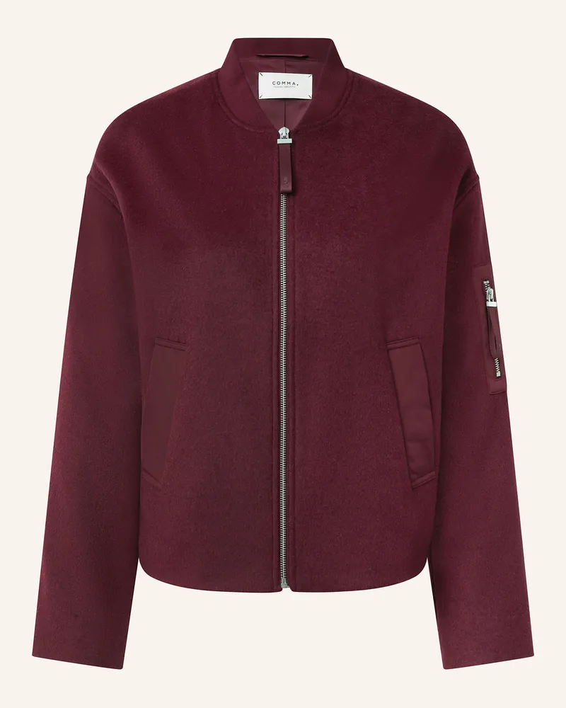 COMMA Blouson Dunkelrot