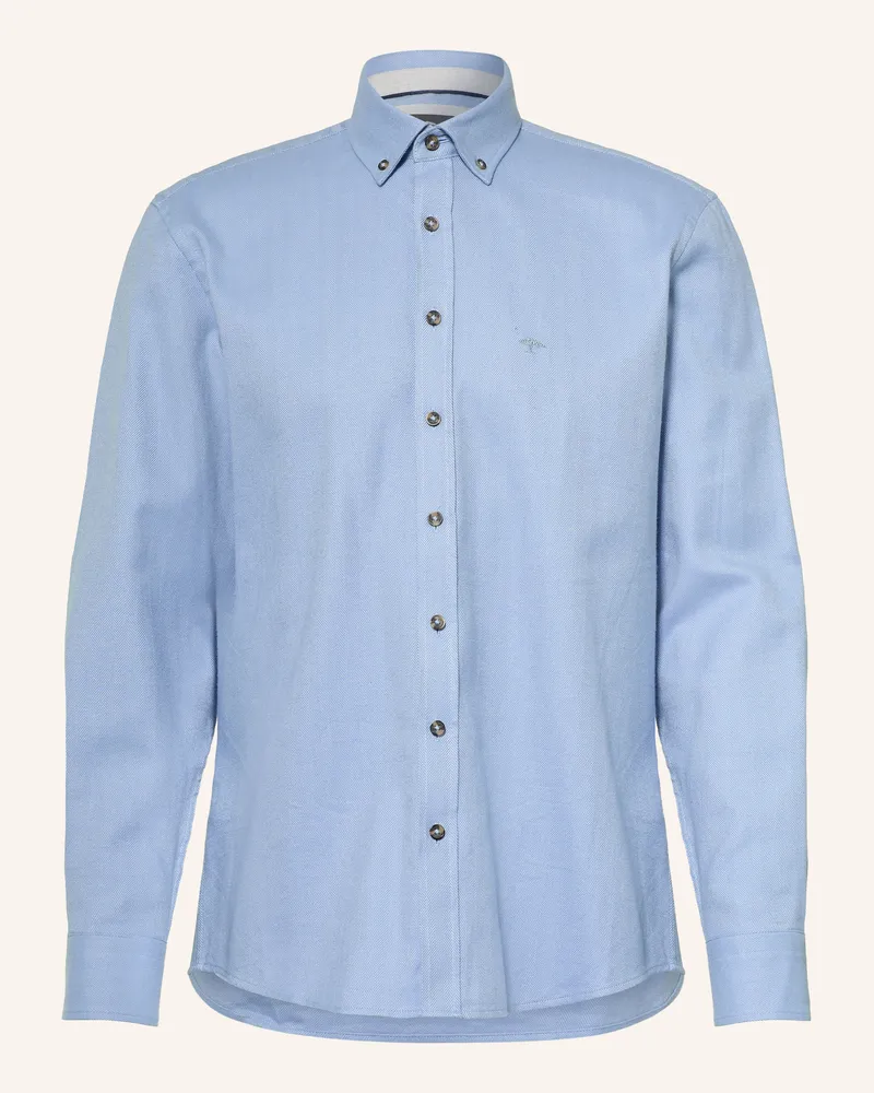 Fynch-Hatton Hemd Regular Fit blau Hellblau