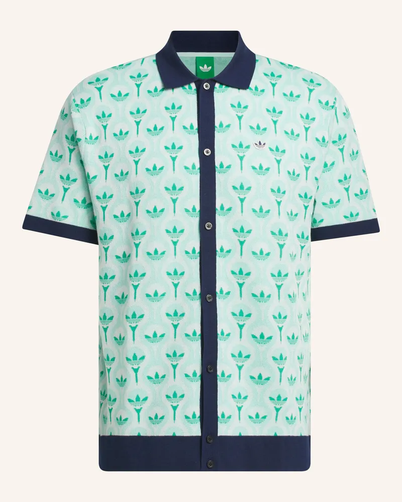 adidas Kurzarm-Hemd ORIGINALS KNIT Mint