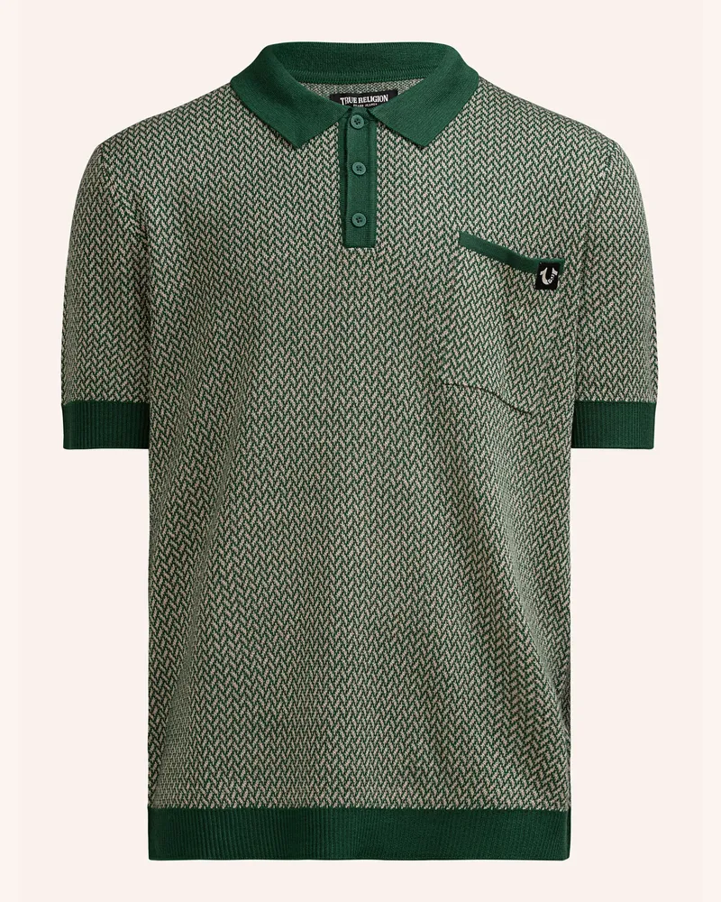 True Religion Poloshirt KNIT Grün