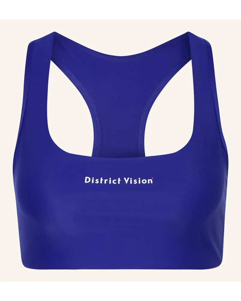 District Vision Sport-BH TWIN LAYER Blau