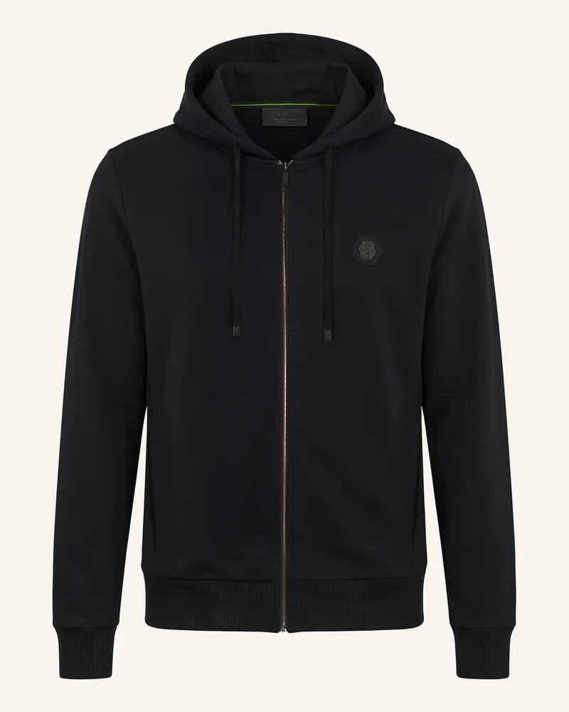 HUGO BOSS Sweatshirt SAGGY FUTURE Relaxed Fit Schwarz