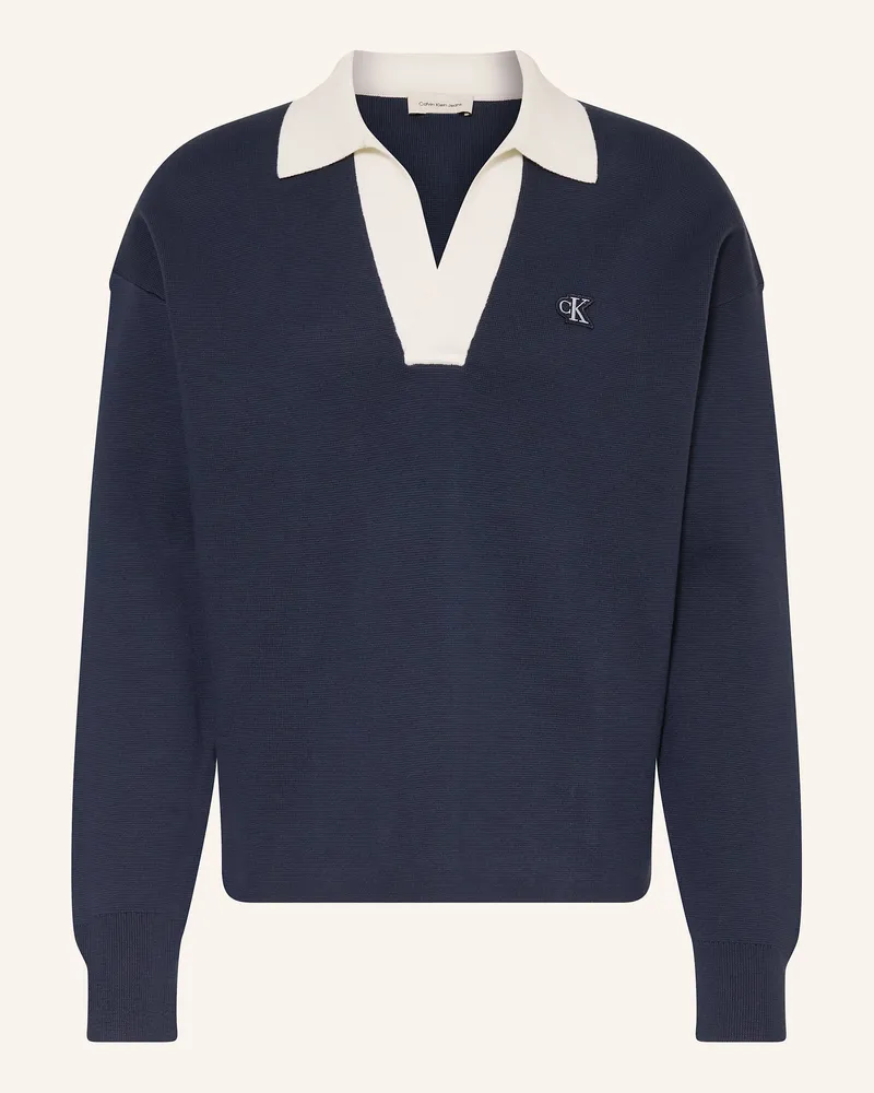Calvin Klein Pullover blau Dunkelblau