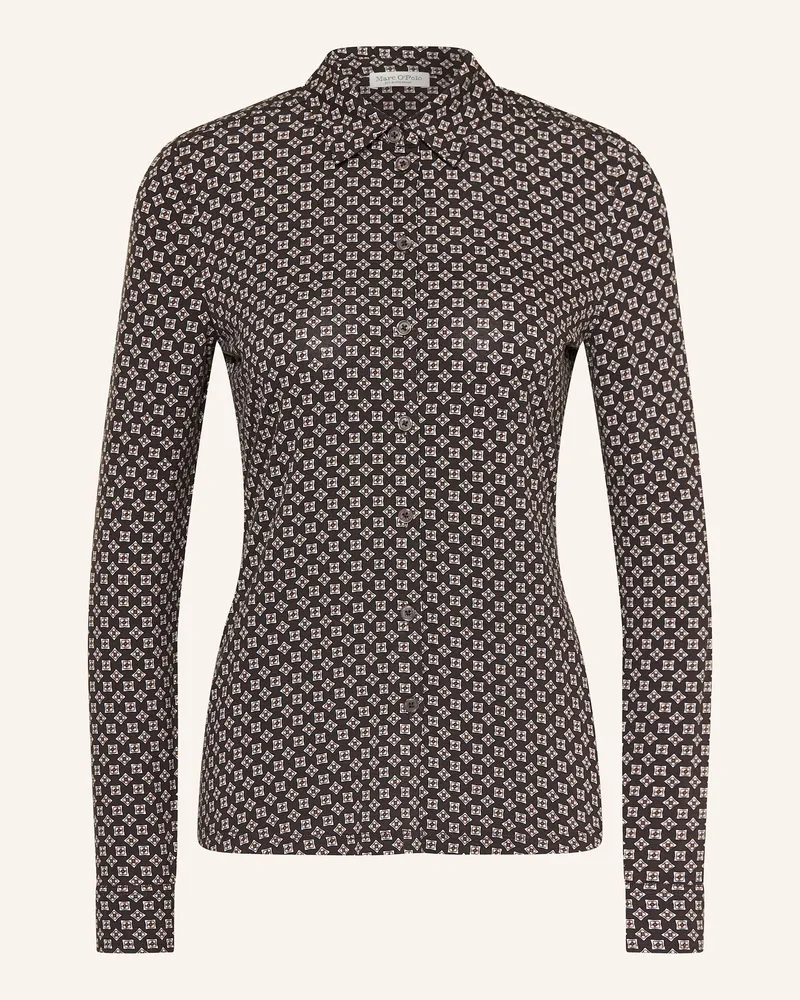 Marc O'Polo Hemdbluse Dunkelbraun