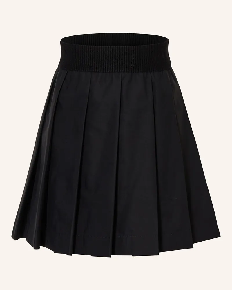 Moncler Faltenrock Schwarz