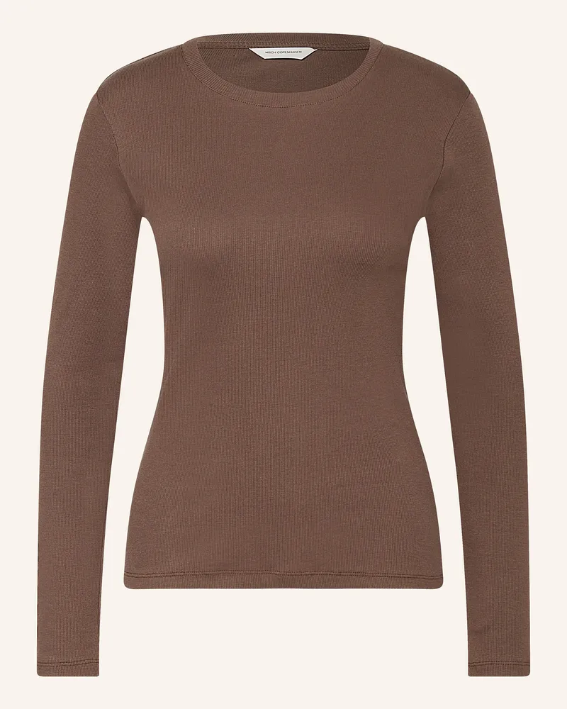 MOSS COPENHAGEN Longsleeve Mschkickie Rasmia braun Braun