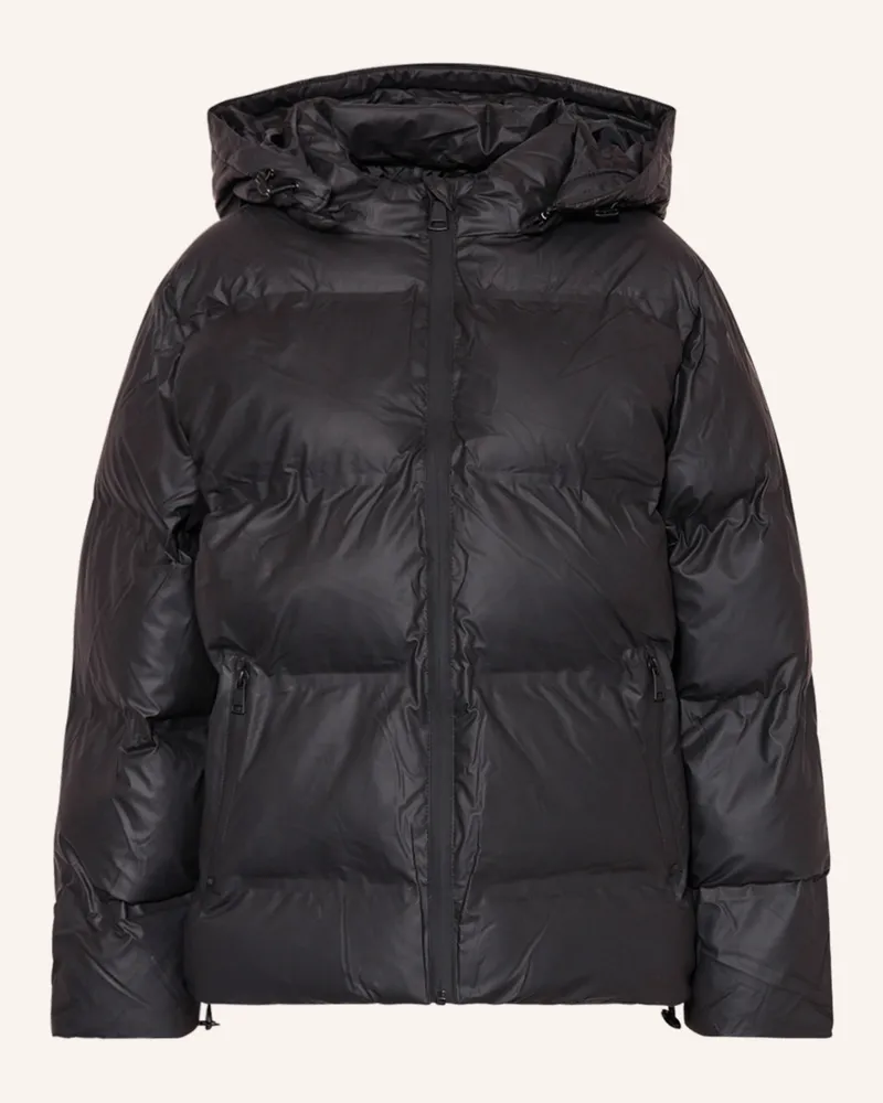 Neo Noir Steppjacke FOX mit abnehmbarer Kapuze Schwarz