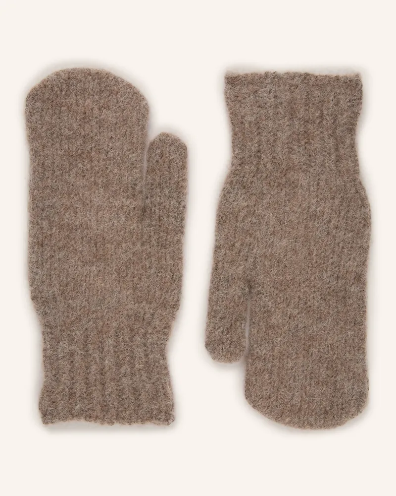 by Aylin Koenig Fäustlinge Rupy Mit Alpaka beige Taupe