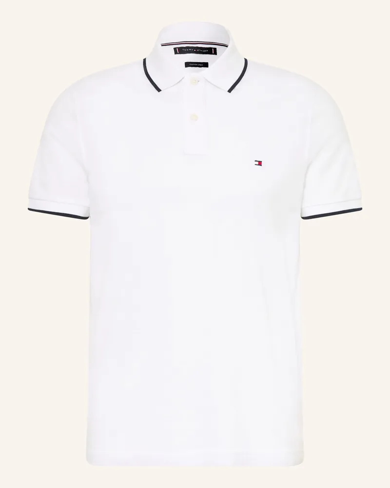 Tommy Hilfiger Piqué-Poloshirt Weiss