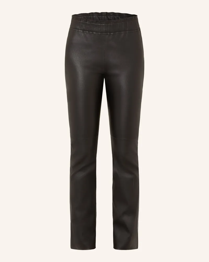 Iris von Arnim Lederhose Philine schwarz Schwarz