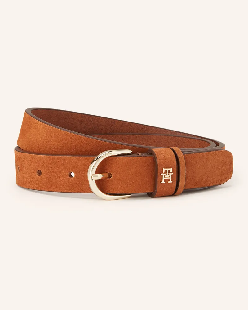 Tommy Hilfiger Ledergürtel braun Cognac