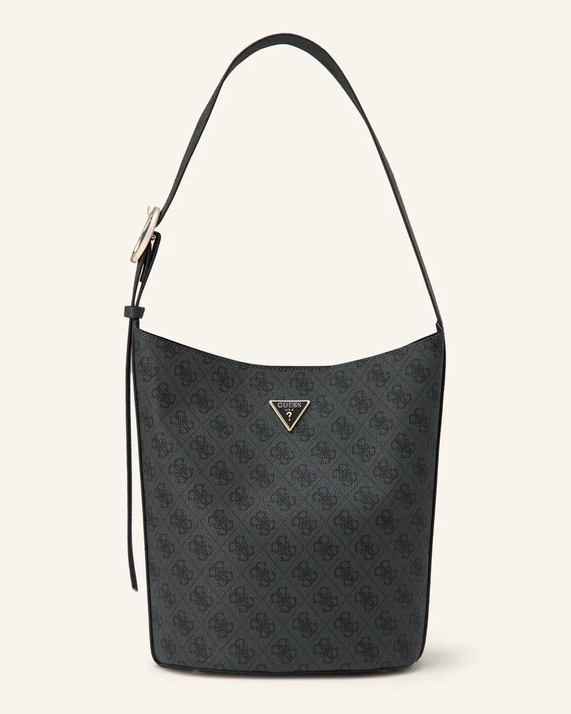 Guess Beuteltasche Meridian grau Dunkelgrau