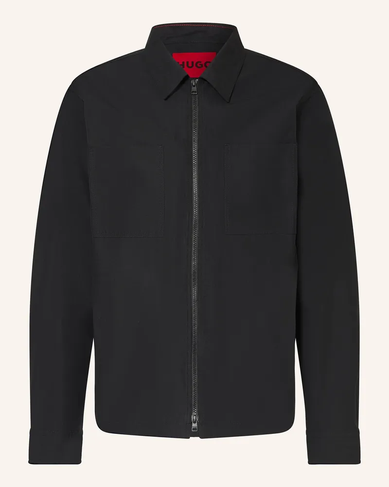 HUGO BOSS Overjacket EVALOM Schwarz