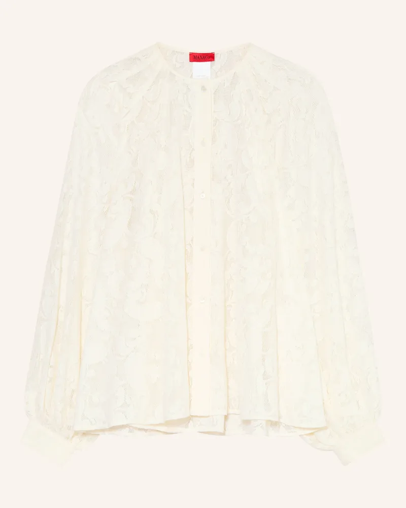 MAX&Co. Hemdbluse Bruno Aus Spitze weiss Weiss