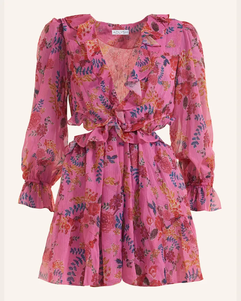 ADLYSH Abendkleid Jumpsuit Dahlia Flowers pink Pink