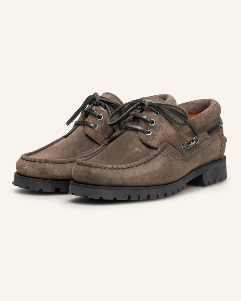 Floris van Bommel Bootsschuh Boat Shoe 02 beige Taupe
