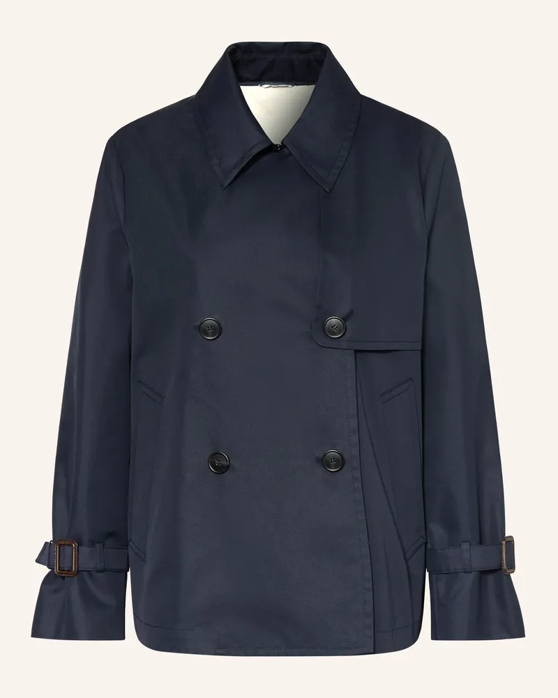 Max Mara Trench-Jacke BIGLIA Dunkelblau