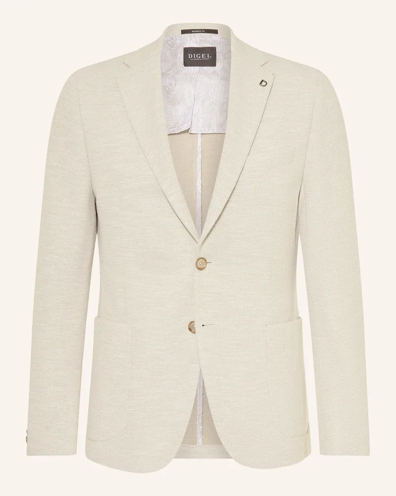 Digel Anzugsakko Edward-St Modern Fit gruen Beige