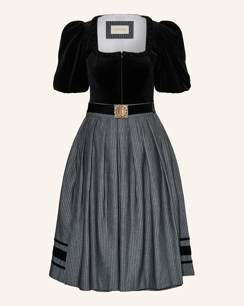 AlpenHERZ Dirndl MONA Schwarz
