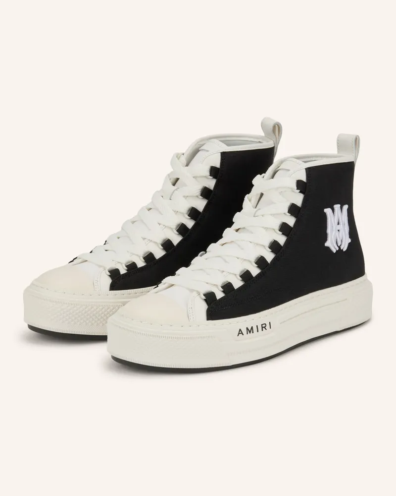 Amiri Hightop-Sneaker Court schwarz Schwarz