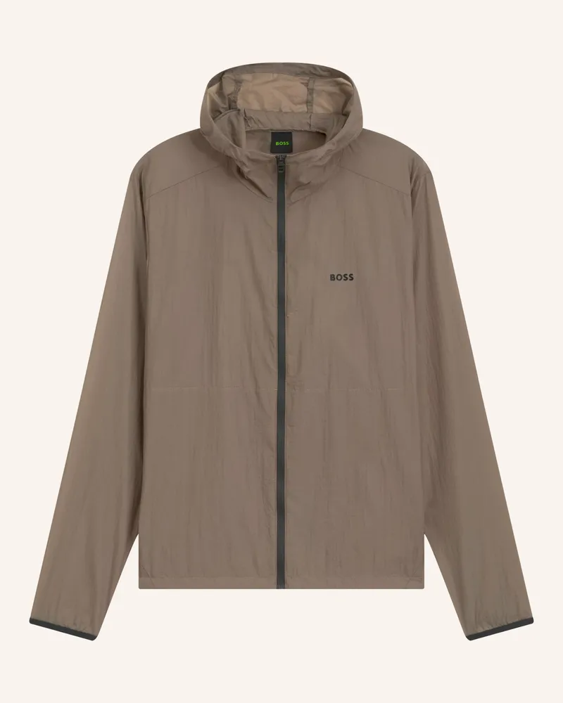 HUGO BOSS Funktionsjacke Airynix gruen Dunkelbraun