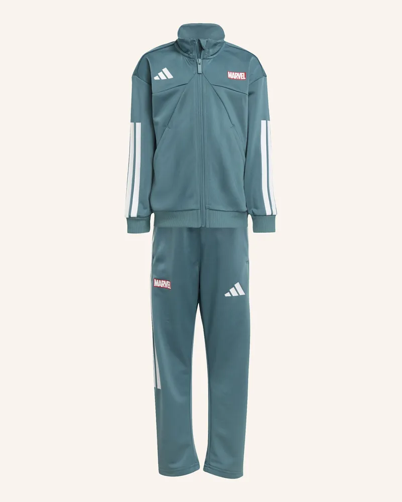 adidas MARVEL SPIDER-MAN TRAININGSANZUG KINDER Türkis